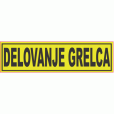 Delovanje grelca - pola 6 nalepk