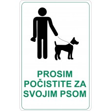 Prosim počistite za svojim psom