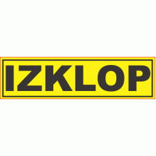 Izklop - pola 6 nalepk