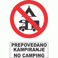 Prepovedano kampiranje 1 - No camping
