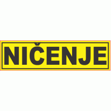 Ničenje - pola 6 nalepk