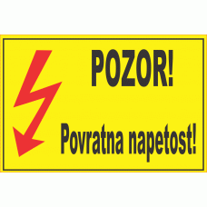 Pozor! Povratna napetost
