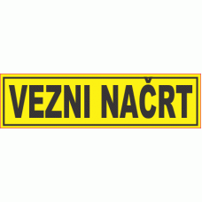 Vezni načrt - pola 6 nalepk