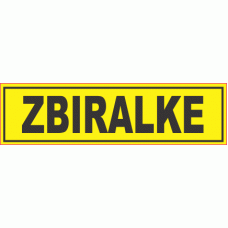 Zbiralke - pola 6 nalepk
